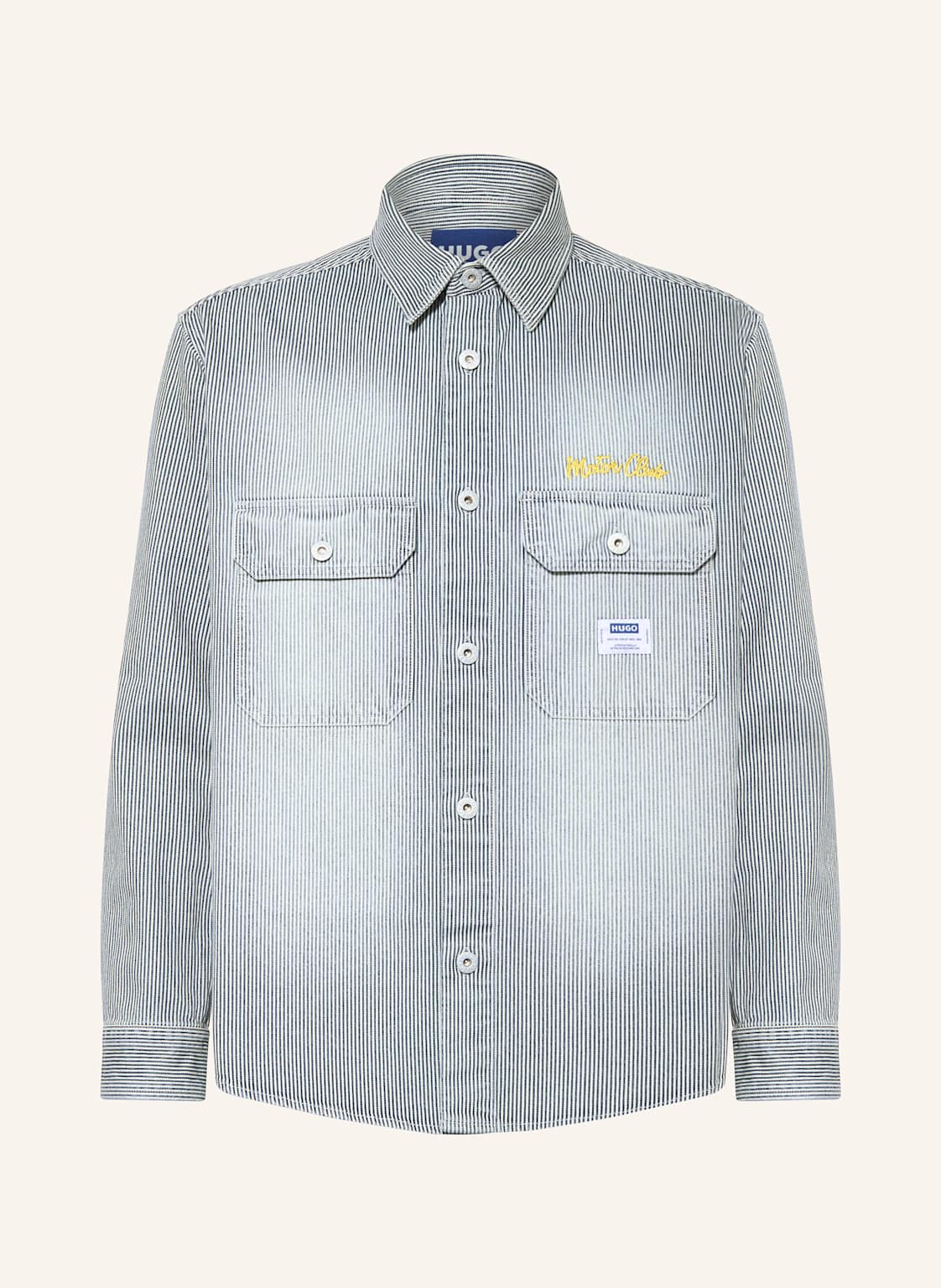 Hugo Blue Jeans-Overshirt Ebolt blau Hugo Blue Jeans-Overshirt Ebolt blau von HUGO BLUE