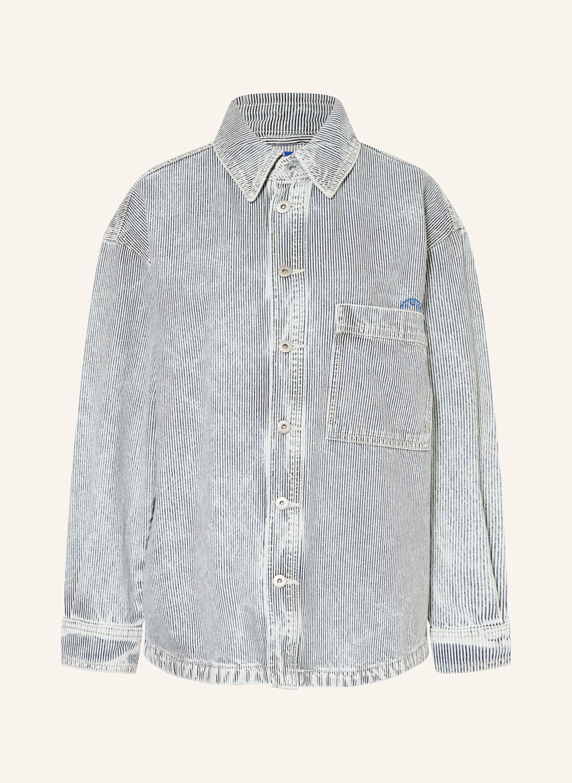 Hugo Blue Jeans-Overshirt Garesa blau Hugo Blue Jeans-Overshirt Garesa blau von HUGO BLUE