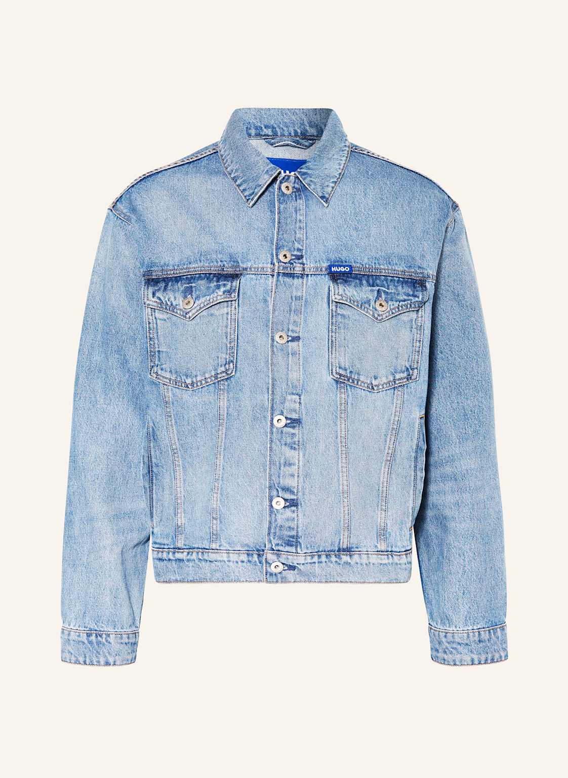 Hugo Blue Jeansjacke Dex blau von HUGO BLUE