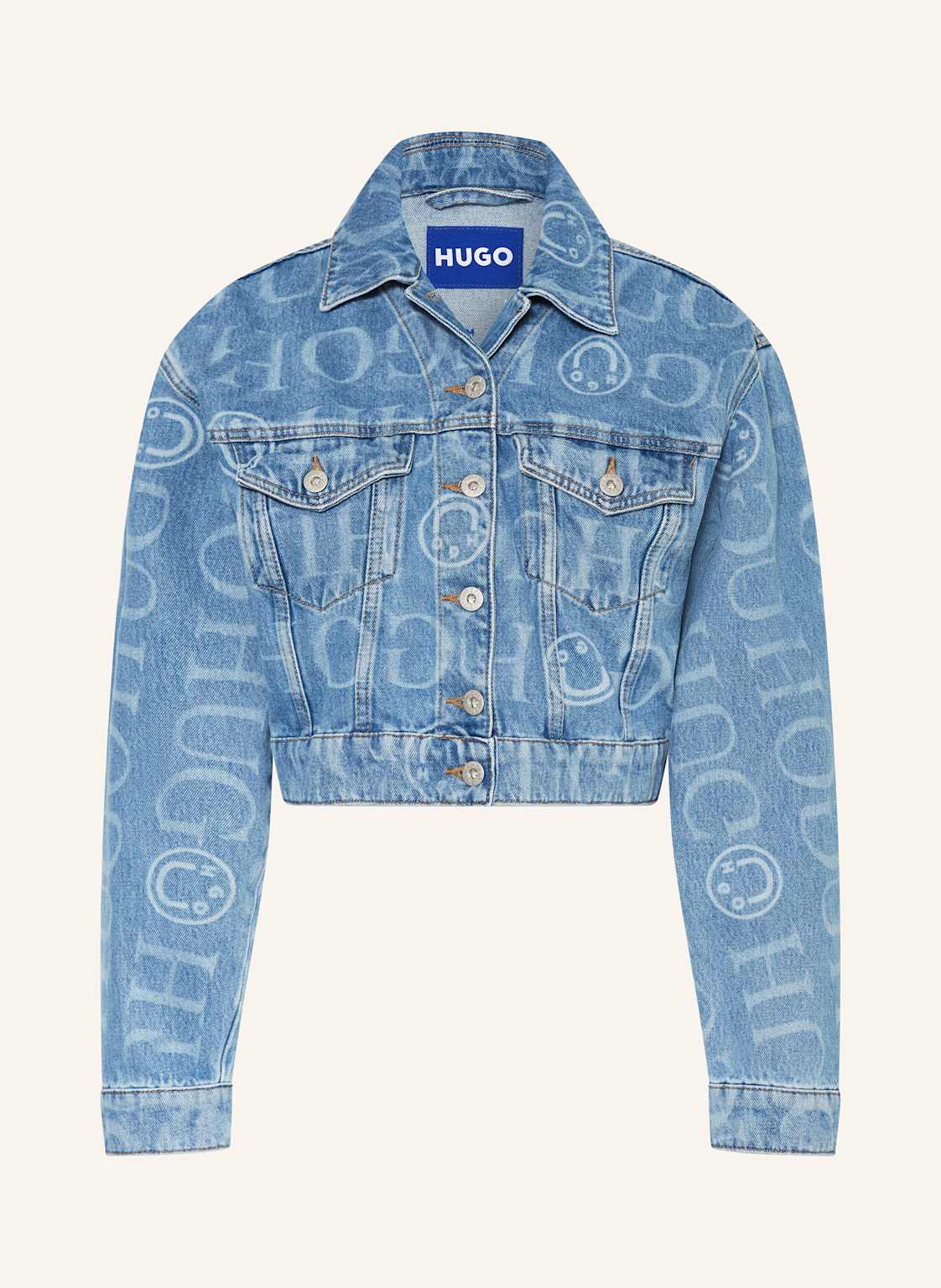 Hugo Blue Jeansjacke Galatea blau von HUGO BLUE