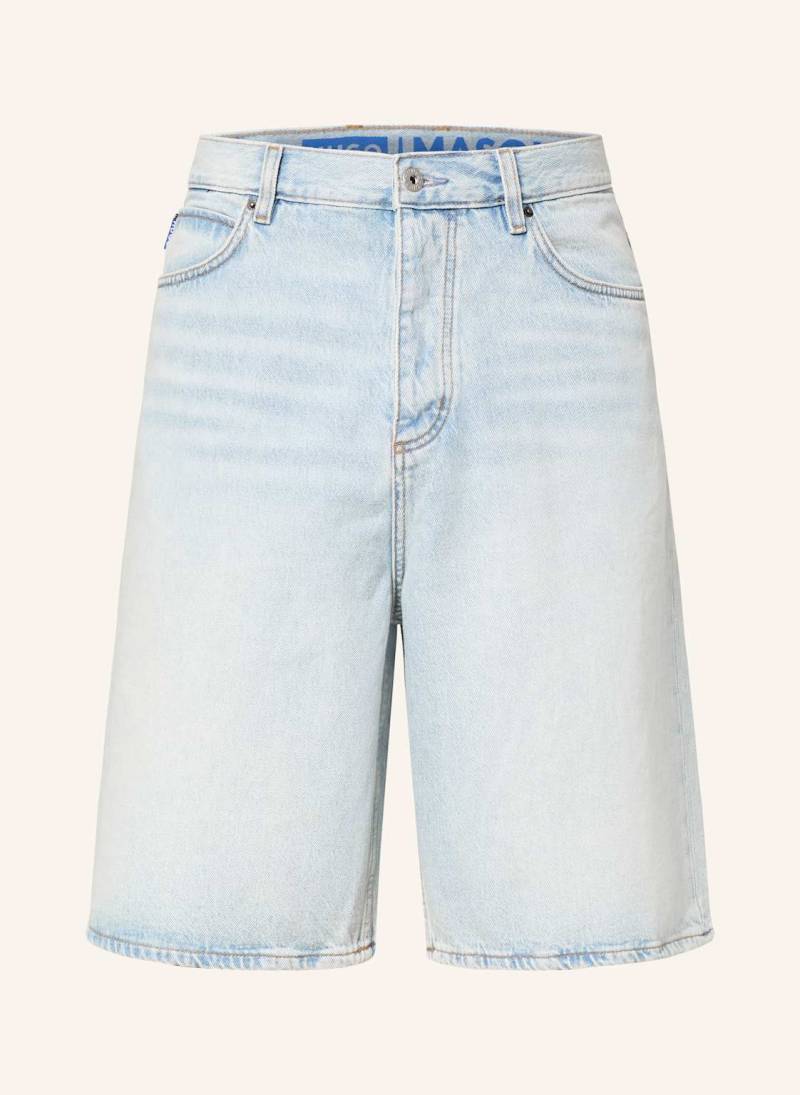 Hugo Blue Jeansshorts Mason Loose Baggy Fit blau von HUGO BLUE