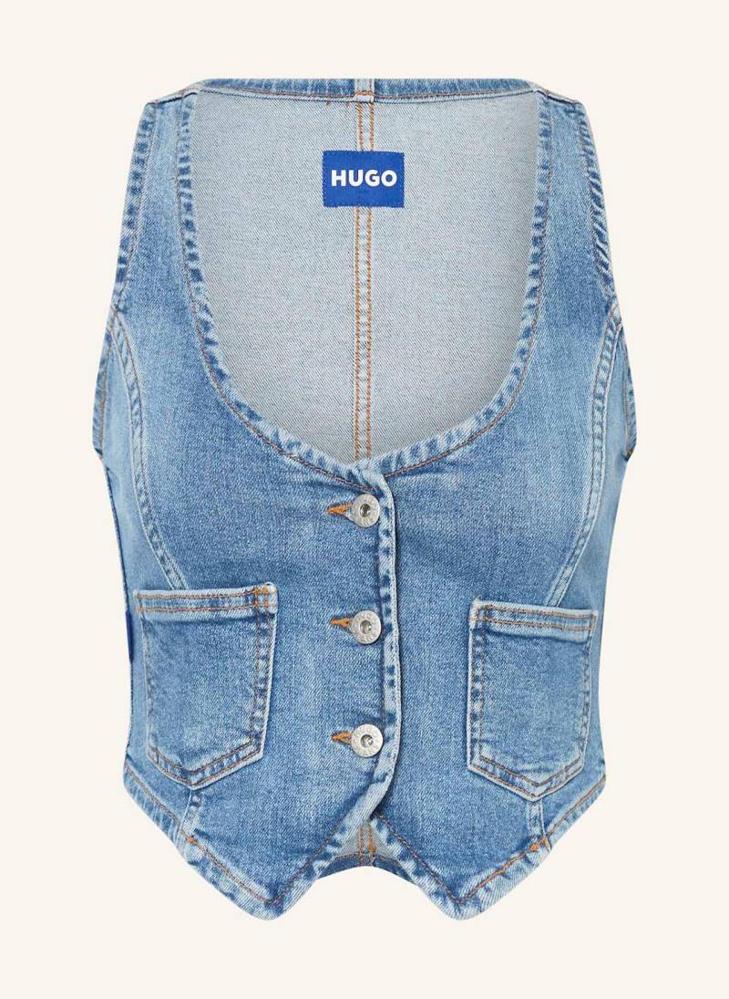 Hugo Blue Jeansweste Gardenia blau von HUGO BLUE