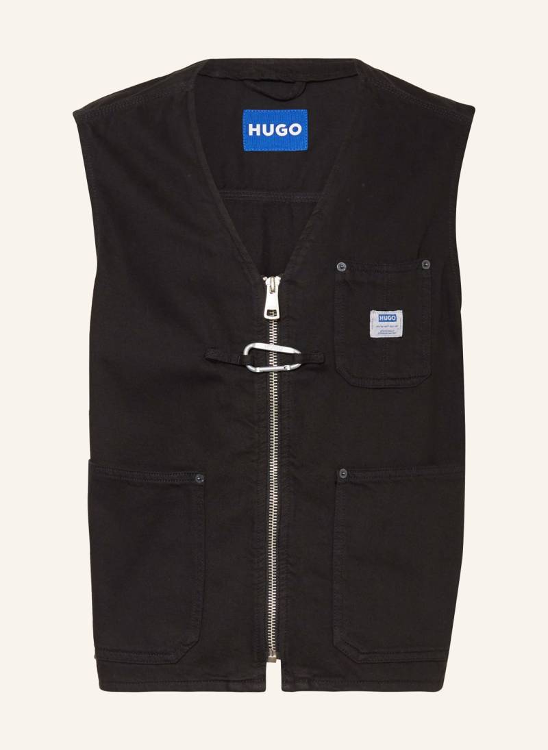 Hugo Blue Jeansweste Lunus schwarz von HUGO BLUE