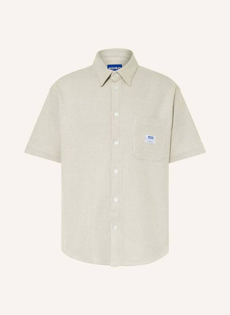 Hugo Blue Kurzarm-Hemd Ebronn Comfort Fit weiss von HUGO BLUE