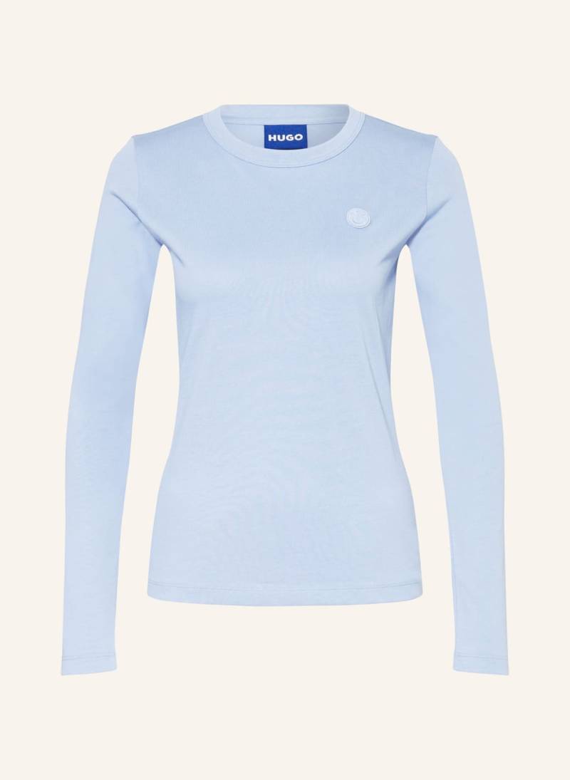 Hugo Blue Longsleeve Daliria blau von HUGO BLUE