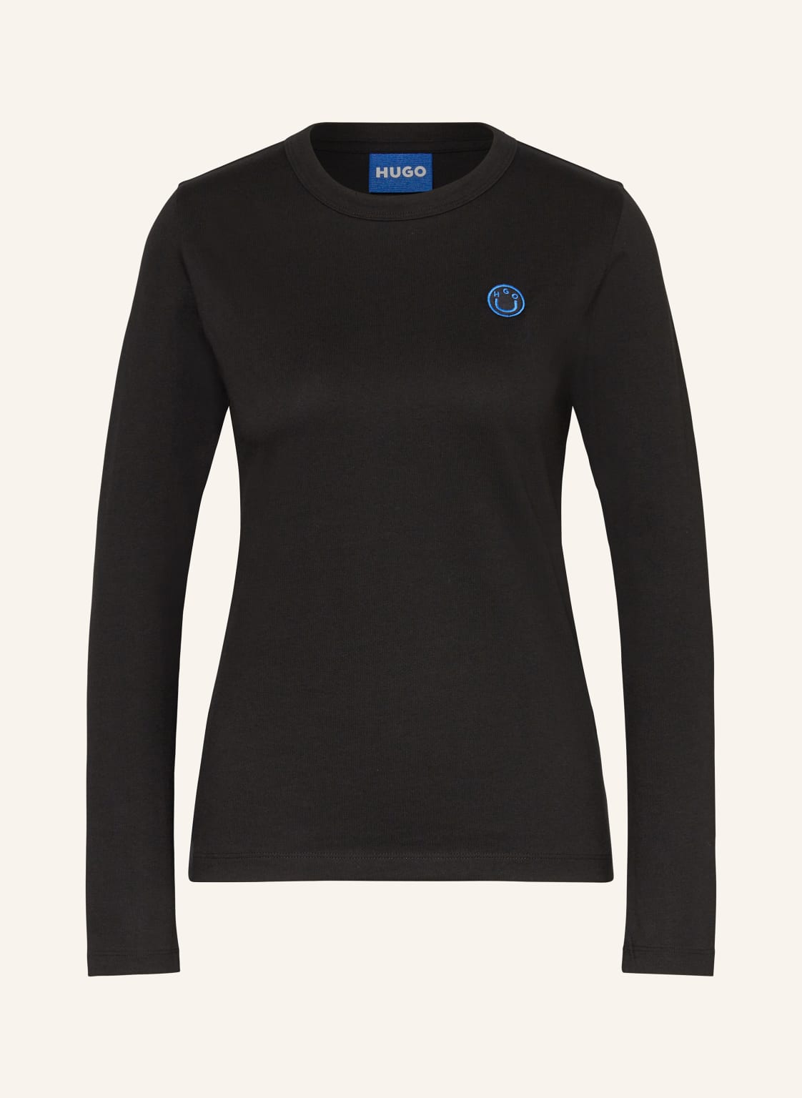 Hugo Blue Longsleeve Daliria schwarz von HUGO BLUE