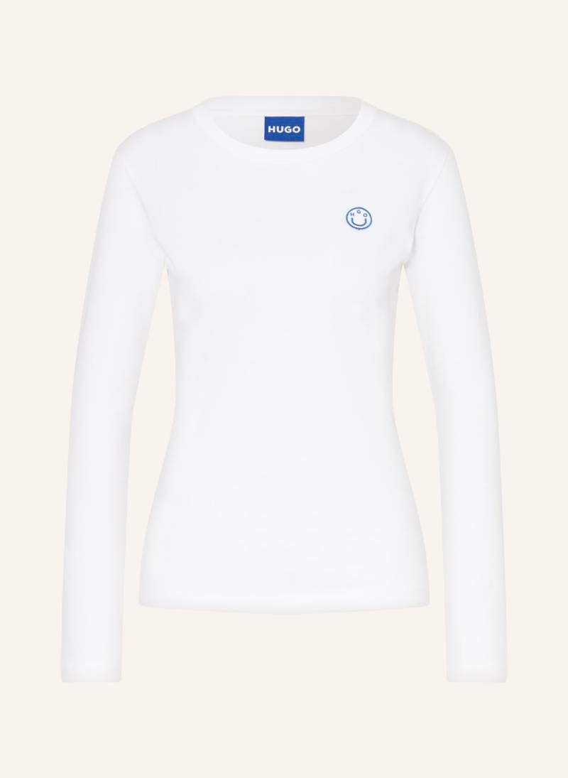 Hugo Blue Longsleeve Daliria weiss von HUGO BLUE