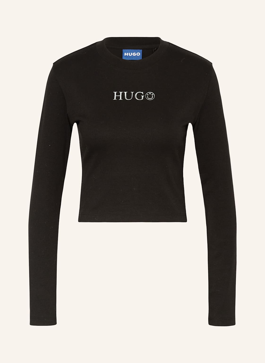 Hugo Blue Longsleeve Della schwarz von HUGO BLUE