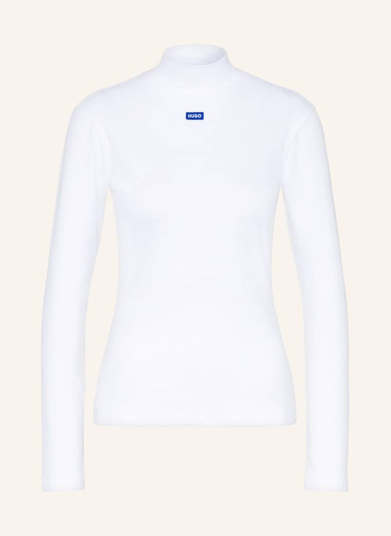 Hugo Blue Longsleeve Easy weiss von HUGO BLUE