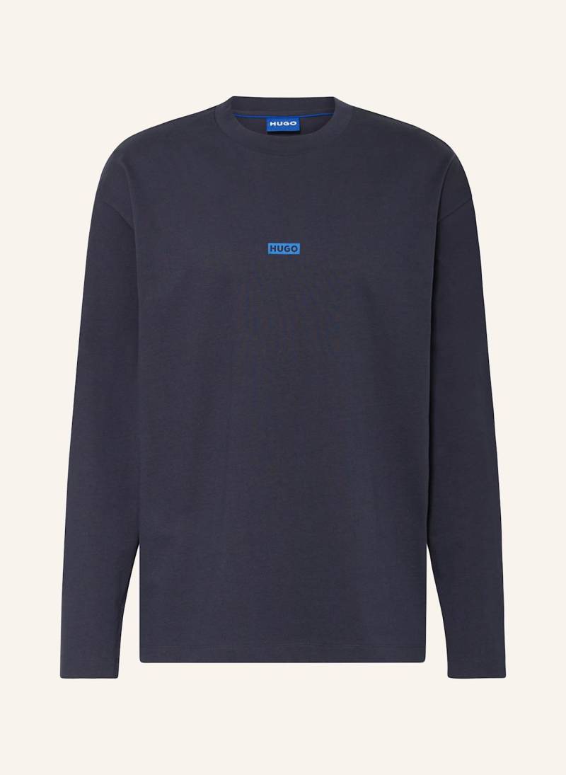 Hugo Blue Longsleeve Nichaboso blau von HUGO BLUE