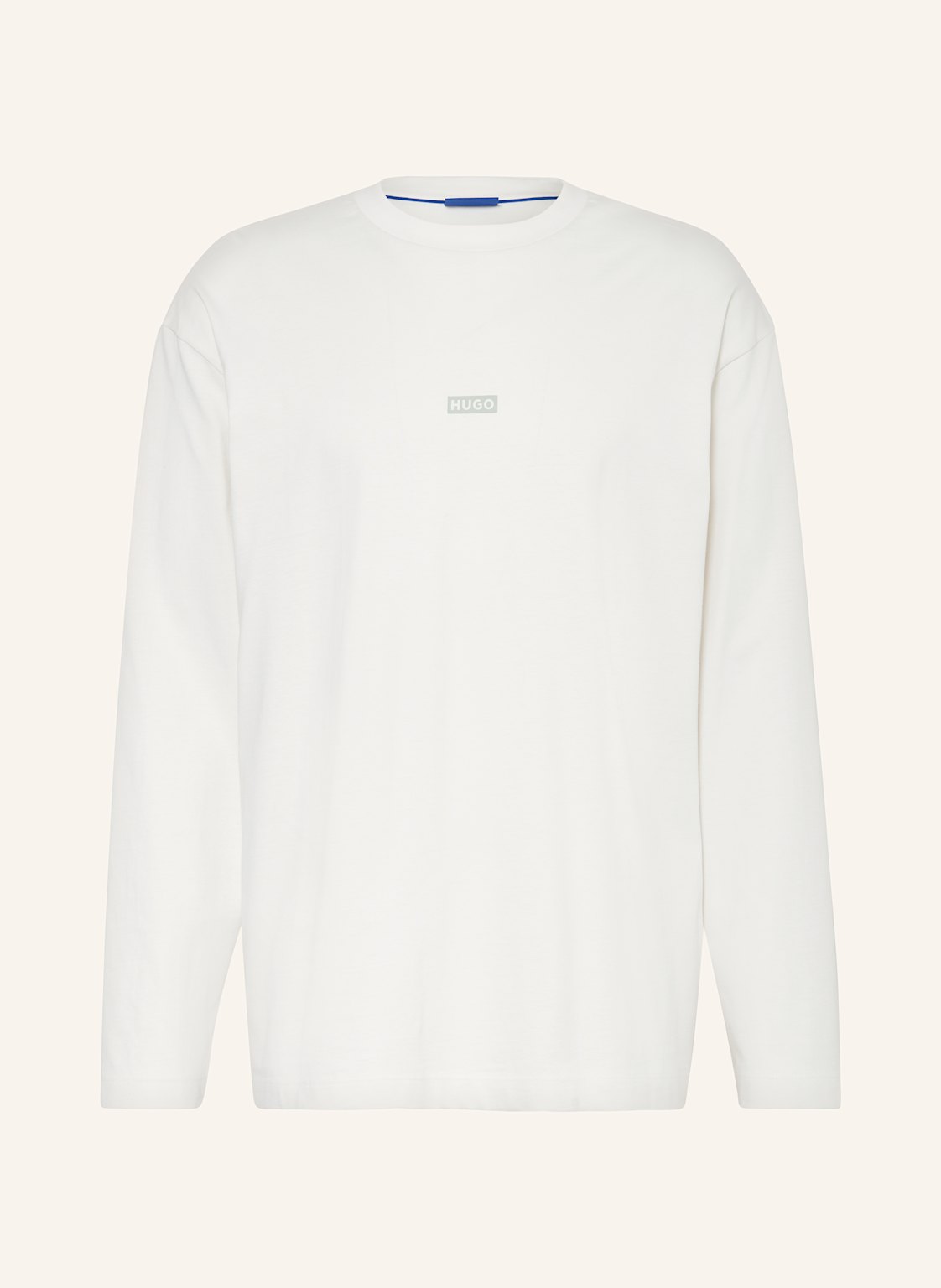 Hugo Blue Longsleeve Nichaboso weiss von HUGO BLUE