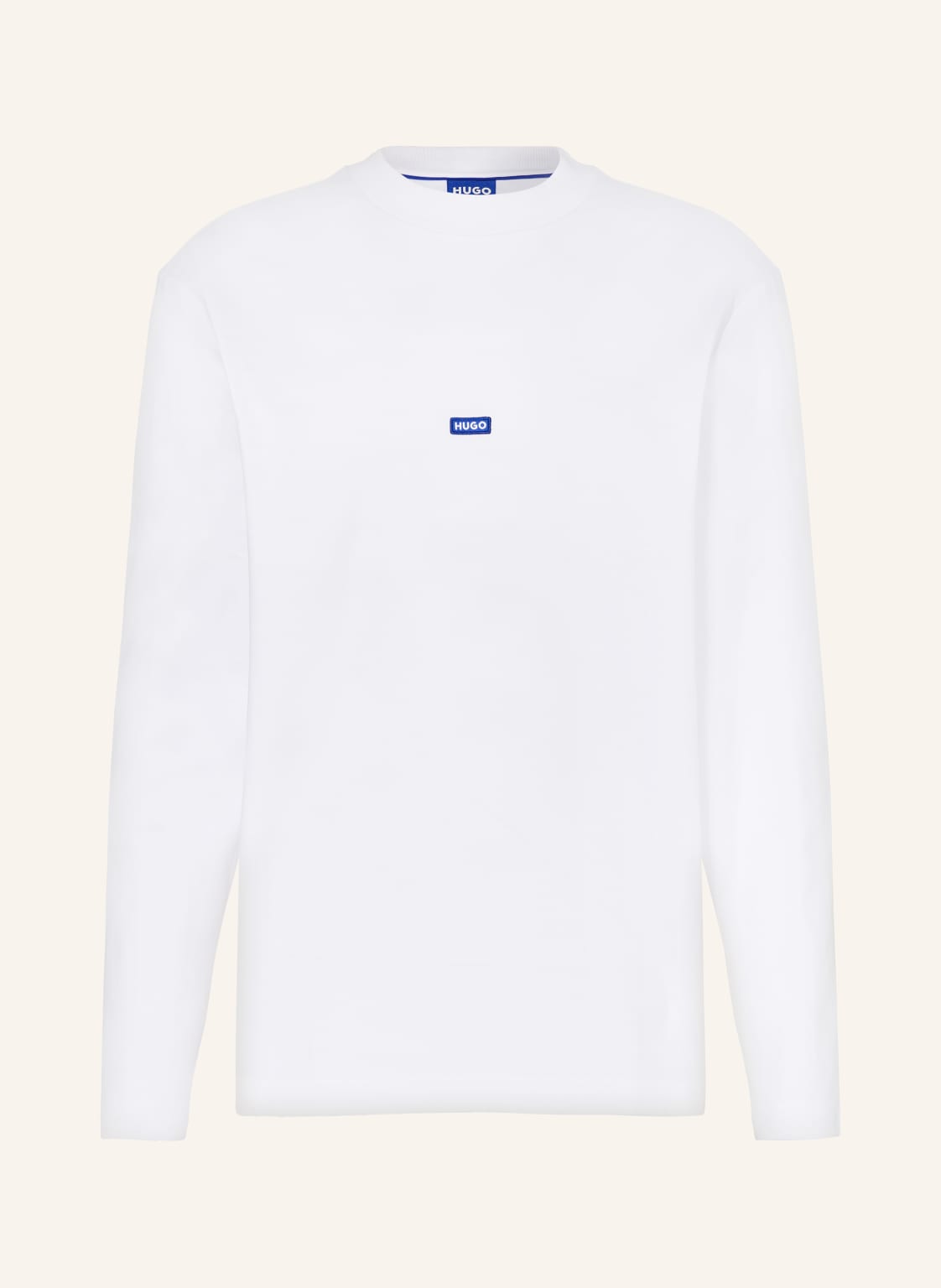 Hugo Blue Longsleeve Nilongti weiss von HUGO BLUE