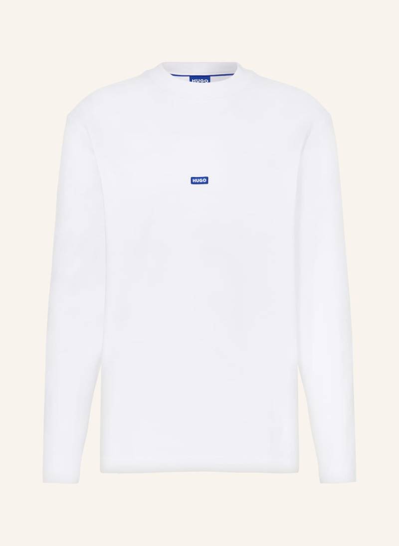 Hugo Blue Longsleeve Nilongti weiss von HUGO BLUE