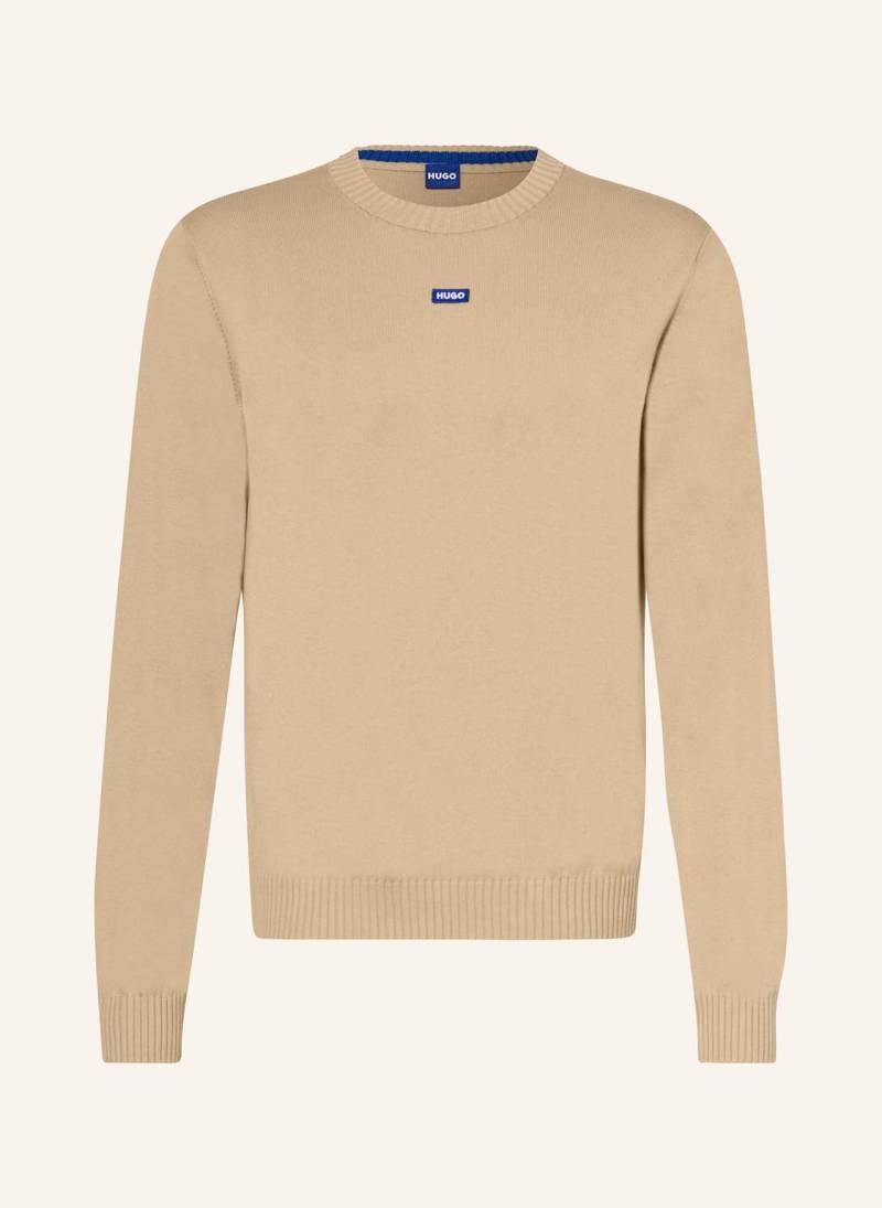 Hugo Blue Pullover San Cosmo-C beige von HUGO BLUE