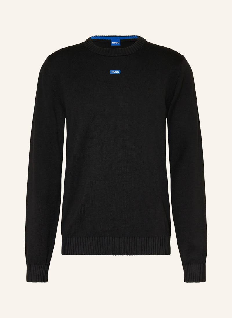 Hugo Blue Pullover San Cosmo-C schwarz von HUGO BLUE