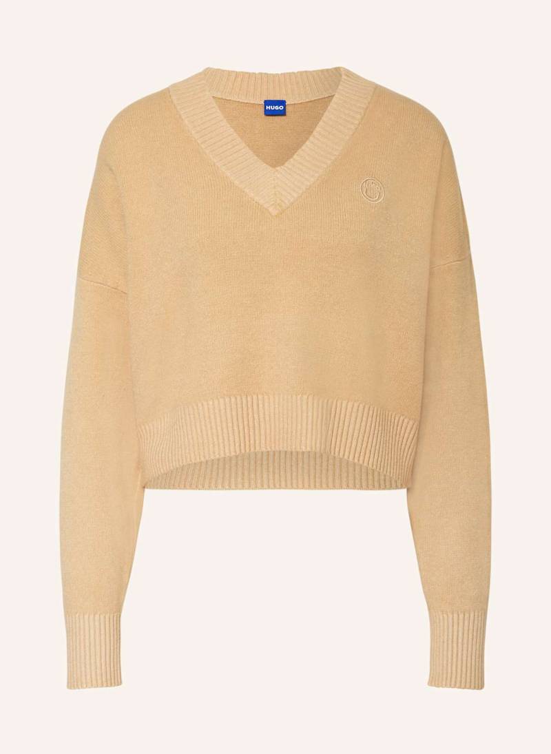 Hugo Blue Pullover Sester beige von HUGO BLUE