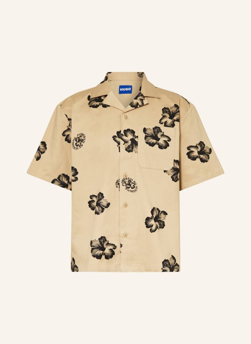 Hugo Blue Resorthemd Eligino Comfort Fit beige von HUGO BLUE