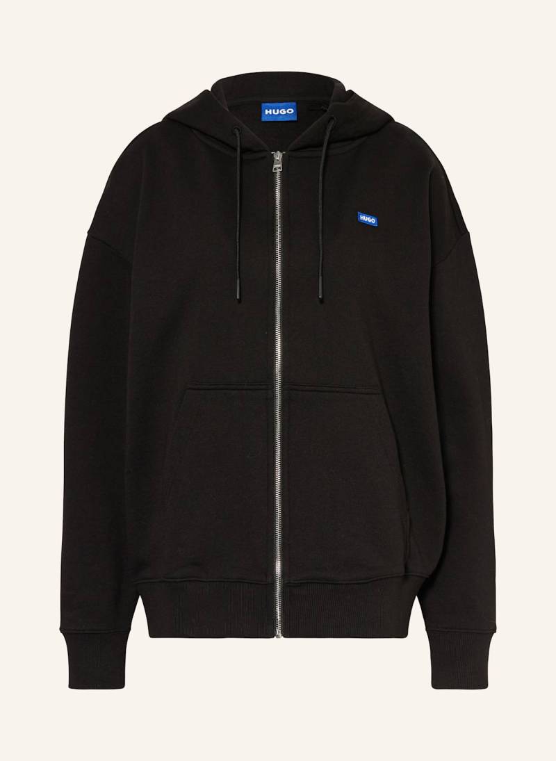 Hugo Blue Sweatjacke Doa schwarz von HUGO BLUE