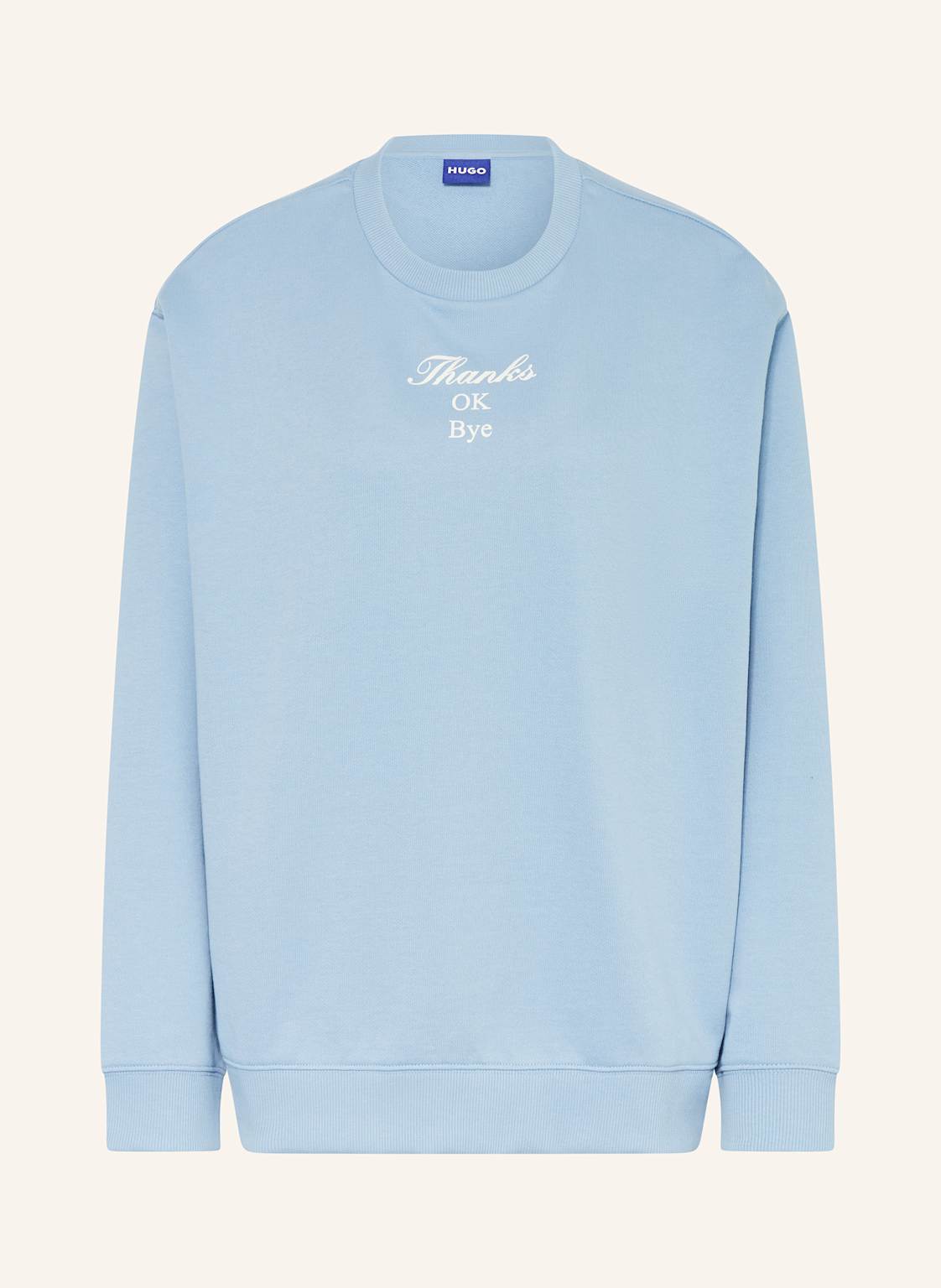 Hugo Blue Sweatshirt Classic Crew blau von HUGO BLUE