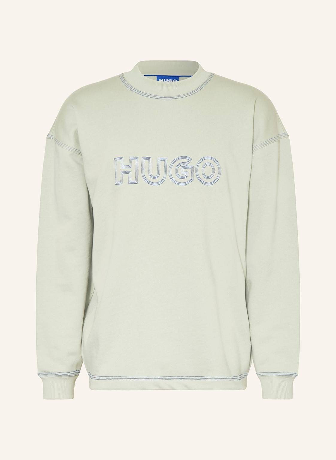 Hugo Blue Sweatshirt Nitlogolong gruen von HUGO BLUE