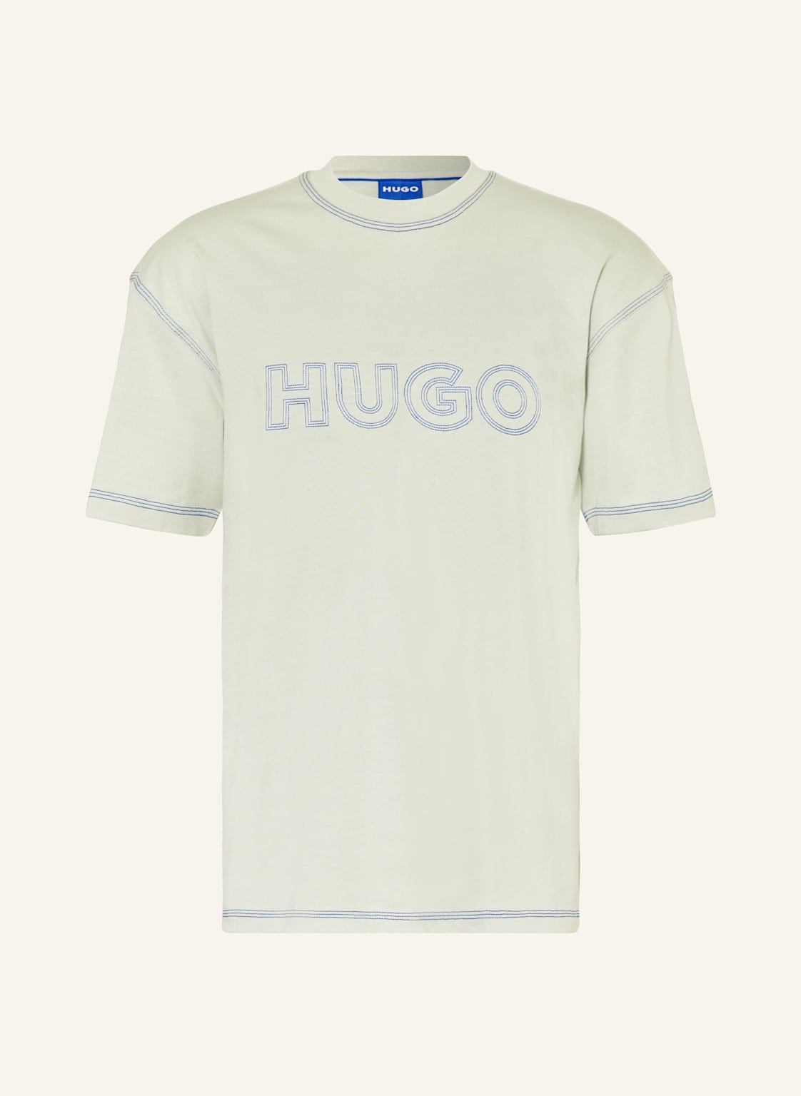 Hugo Blue T-Shirt Nitlogo gruen von HUGO BLUE