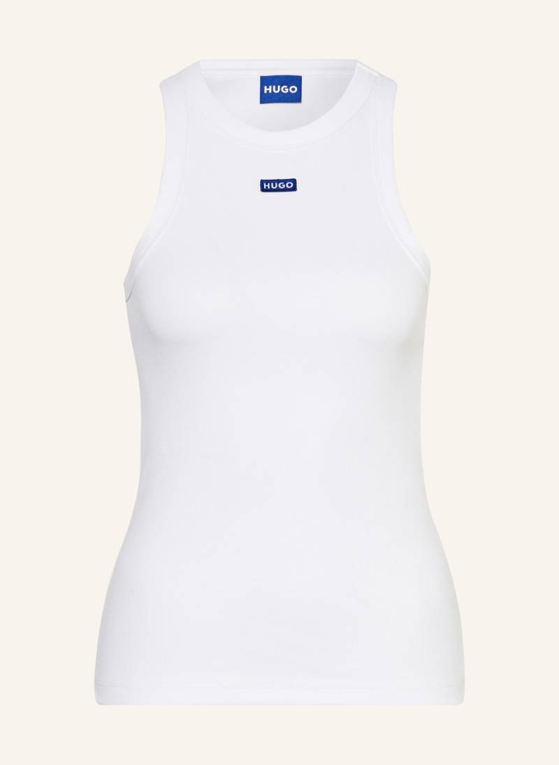 Hugo Blue Top Easy Tank weiss von HUGO BLUE