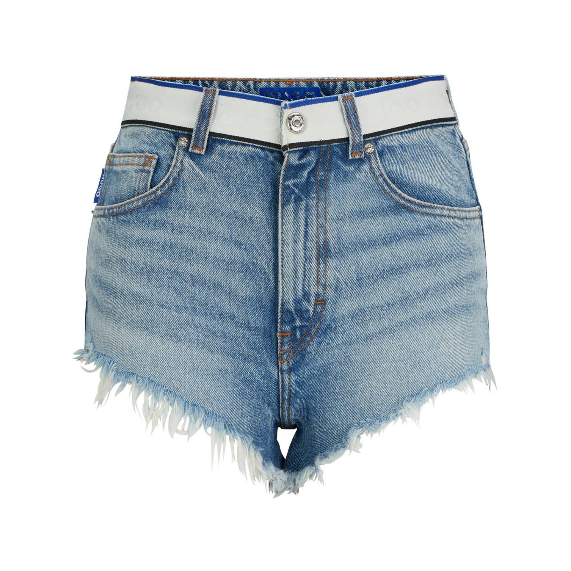 Jeansshorts, Kurz Damen Aquablau 30 von HUGO BLUE