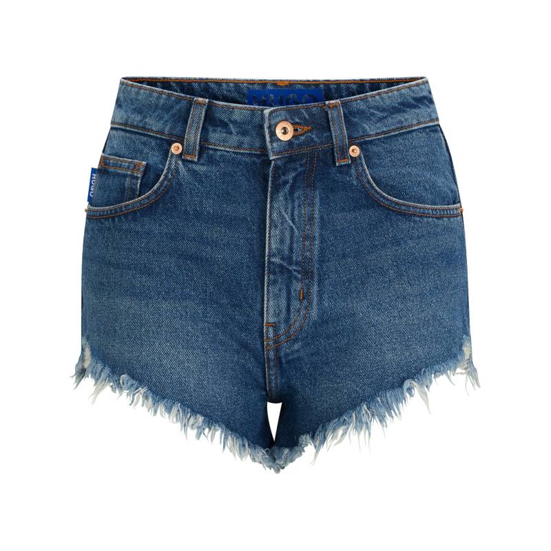 HUGO BLUE - Jeansshorts, kurz, für Damen, Blau Größe 25 von HUGO BLUE