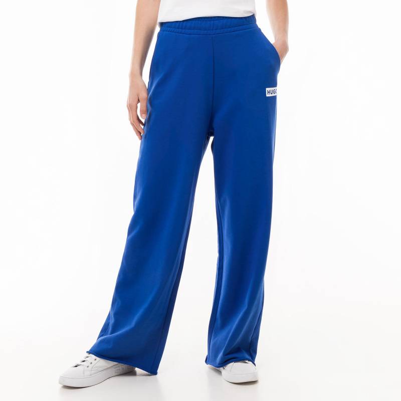 Jogginghose Mit Bündchen Damen Blau  L von HUGO BLUE