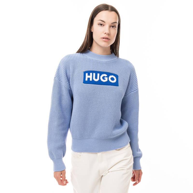 HUGO BLUE - Pullover, für Damen, Blau, Größe M von HUGO BLUE