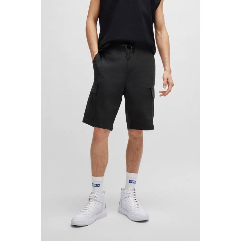 HUGO BLUE - Sweatshorts, für Herren, Black, Größe L von HUGO BLUE