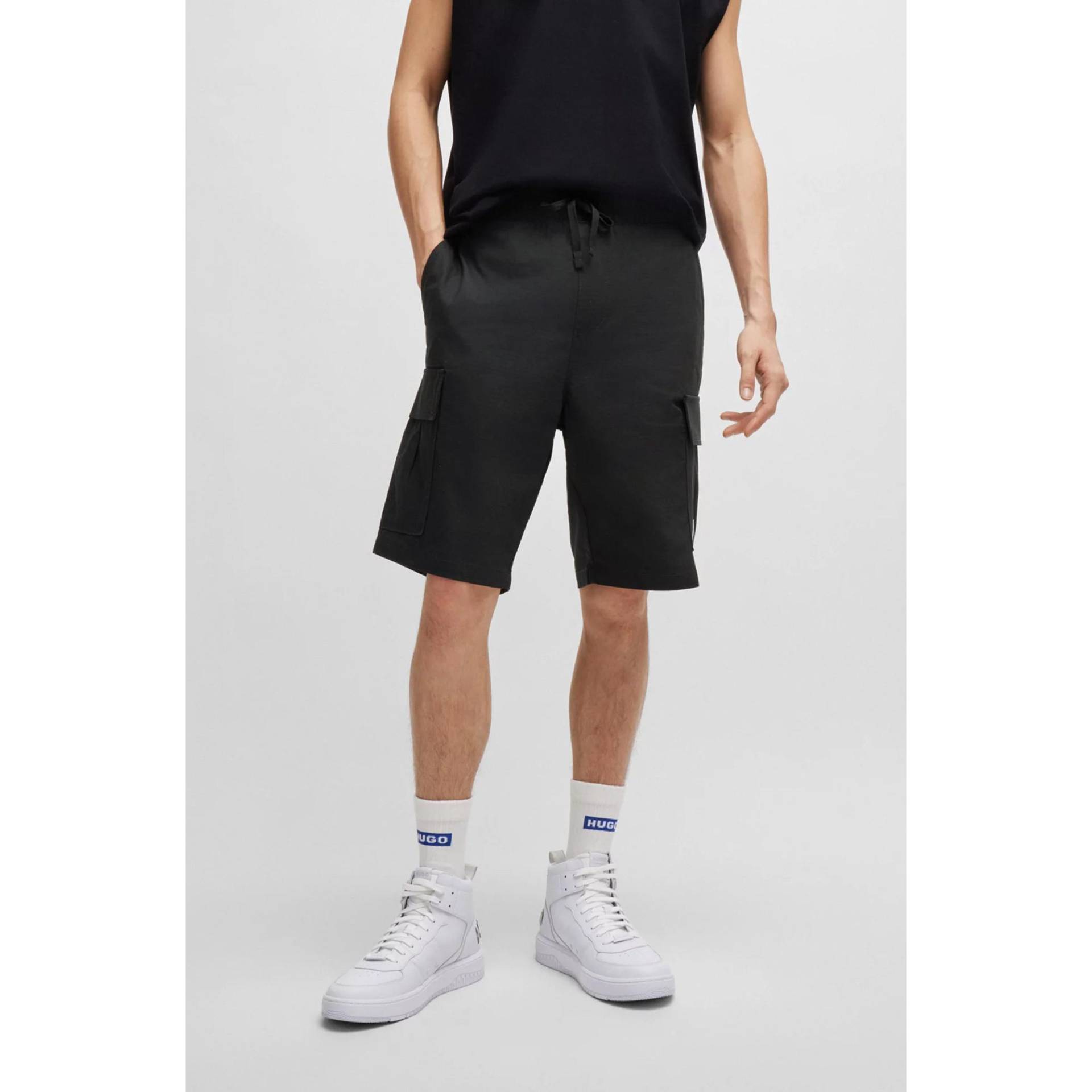 Shorts, Comfort Fit Herren Black S von HUGO BLUE