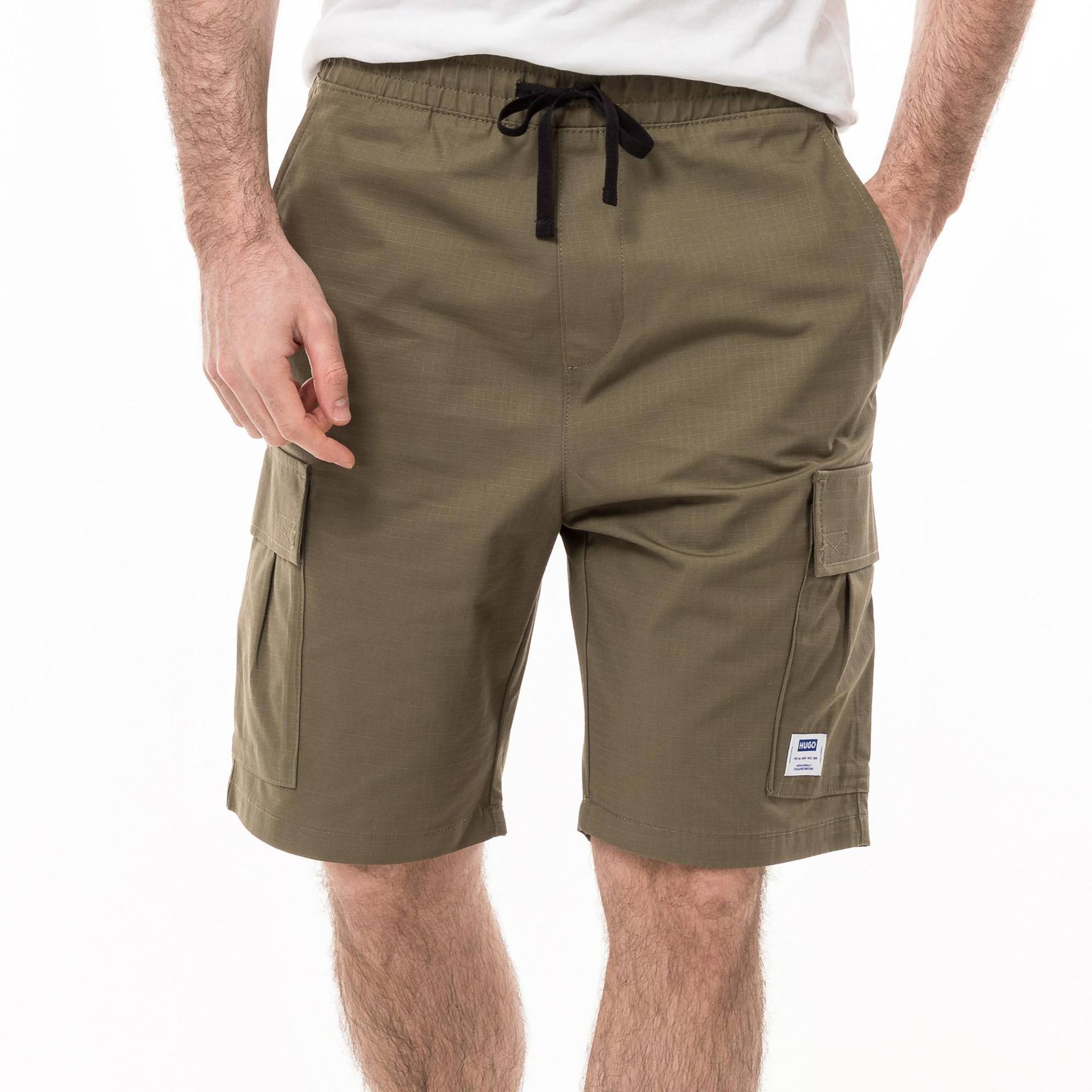 Shorts, Comfort Fit Herren Grün L von HUGO BLUE