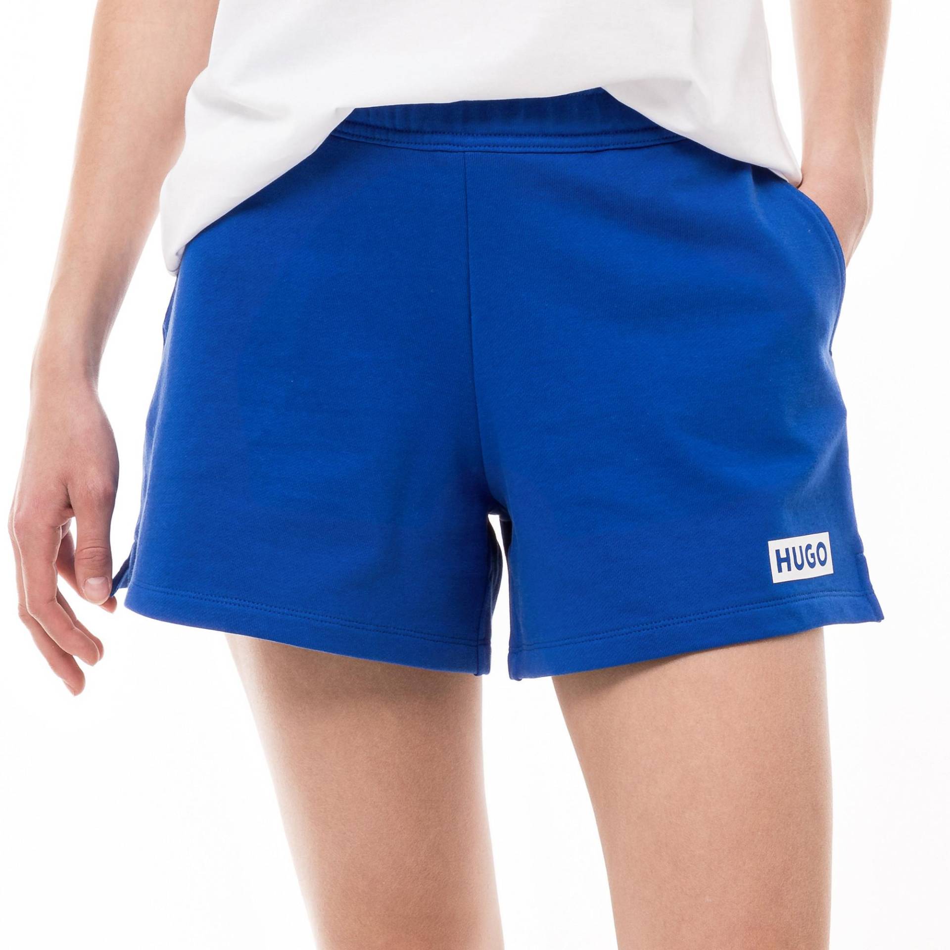 HUGO BLUE - Shorts, Regular Fit, für Damen, Black, Größe L von HUGO BLUE