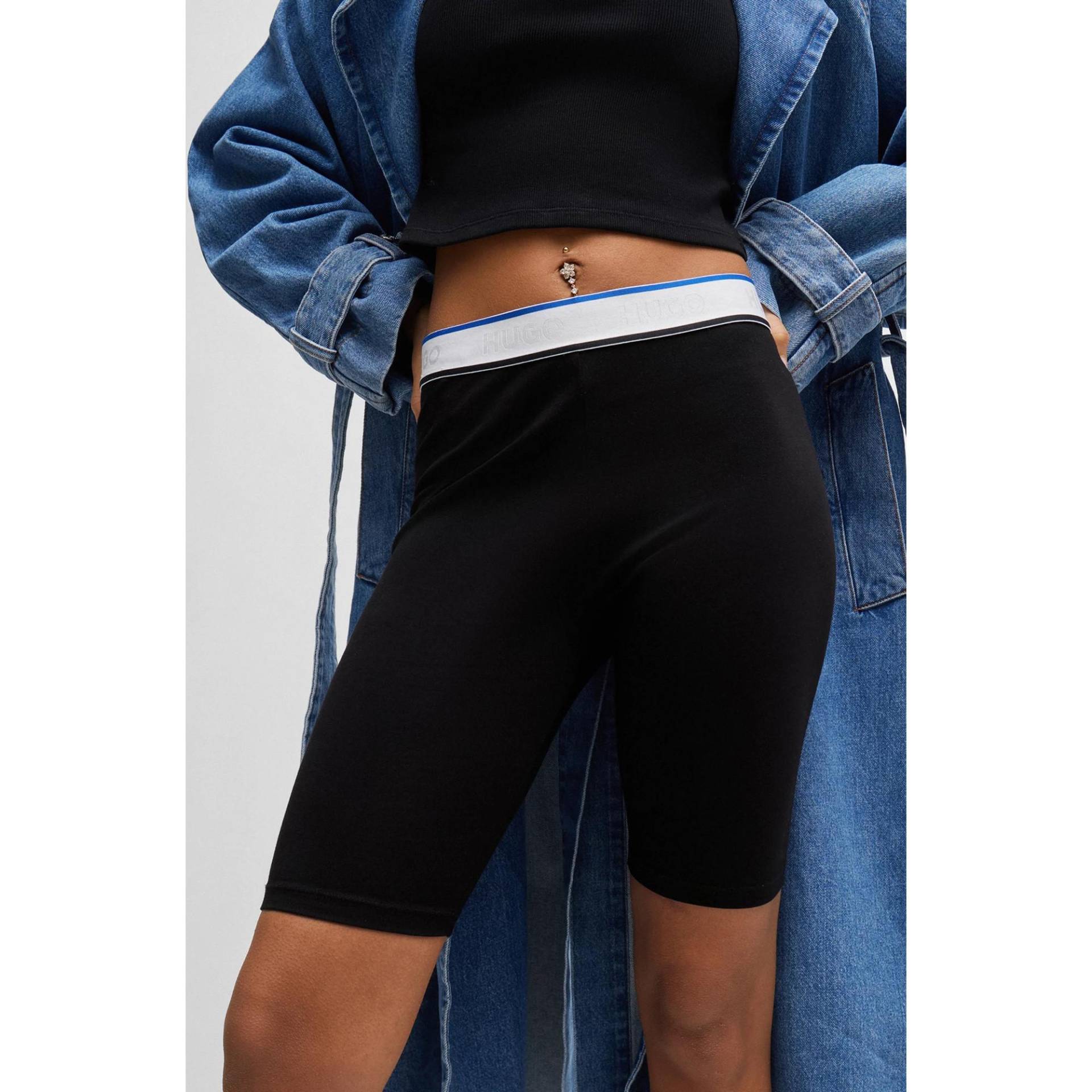 HUGO BLUE - Shorts, für Damen, Black, Größe L von HUGO BLUE