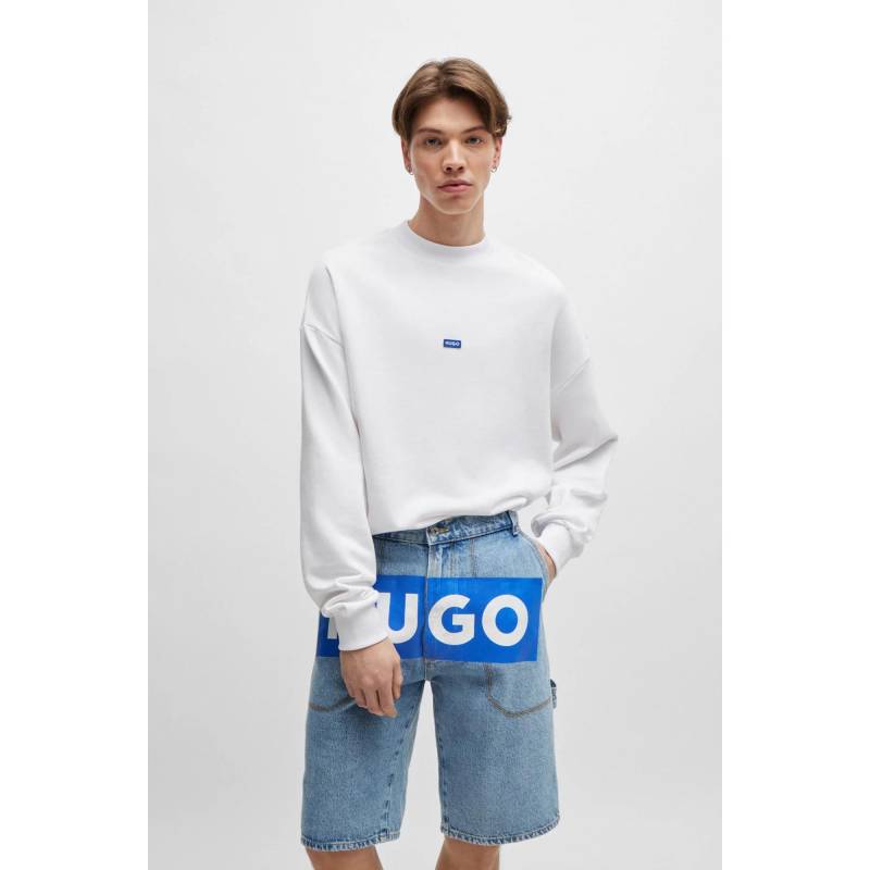 HUGO BLUE - Sweatshirt, für Herren, Weiss, Größe L von HUGO BLUE