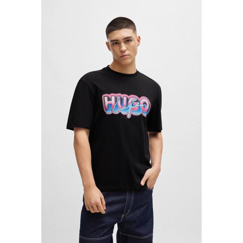 T-shirt Herren Black M von HUGO BLUE