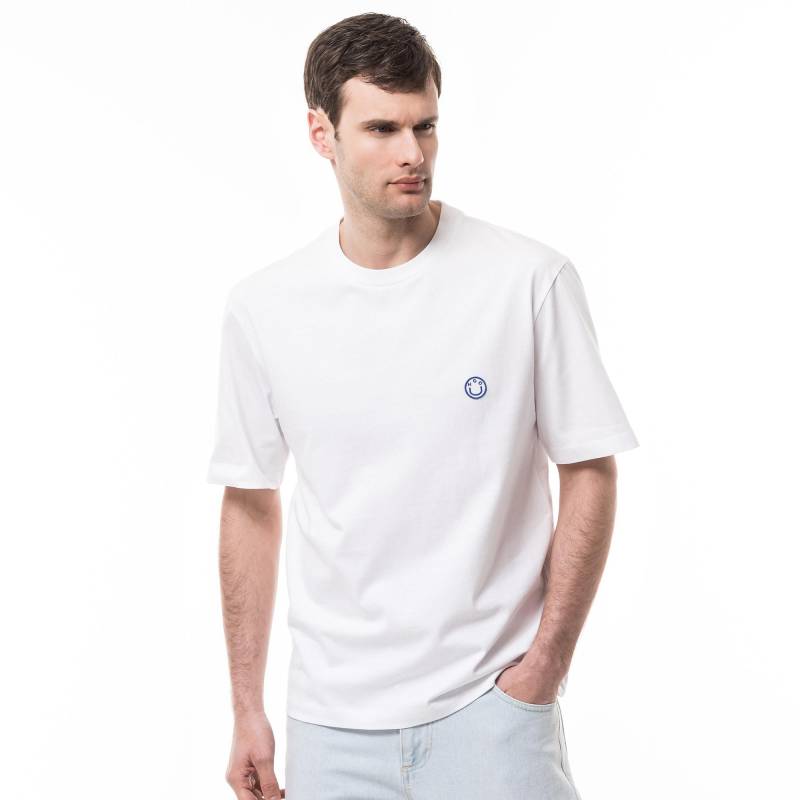 HUGO BLUE - T-Shirt, für Herren, Weiss, Größe L von HUGO BLUE