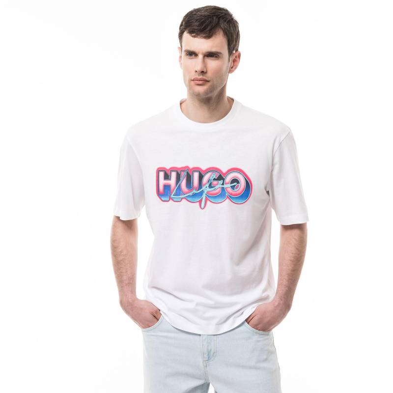 T-shirt Herren Weiss S von HUGO BLUE