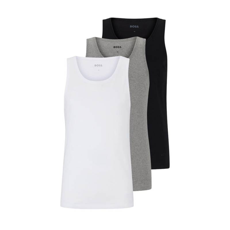 Hugo Boss Tanktop Gesticktes Logo 3er-pack Herren Multicolor L von HUGO BOSS