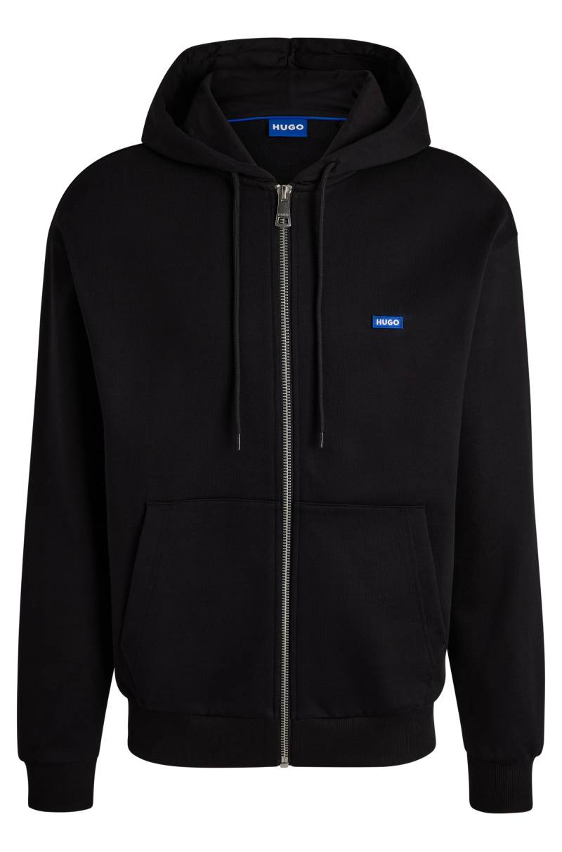 HUGO Blue Kapuzensweatjacke »Nadarasi«, mit Logo-Badge von HUGO Blue