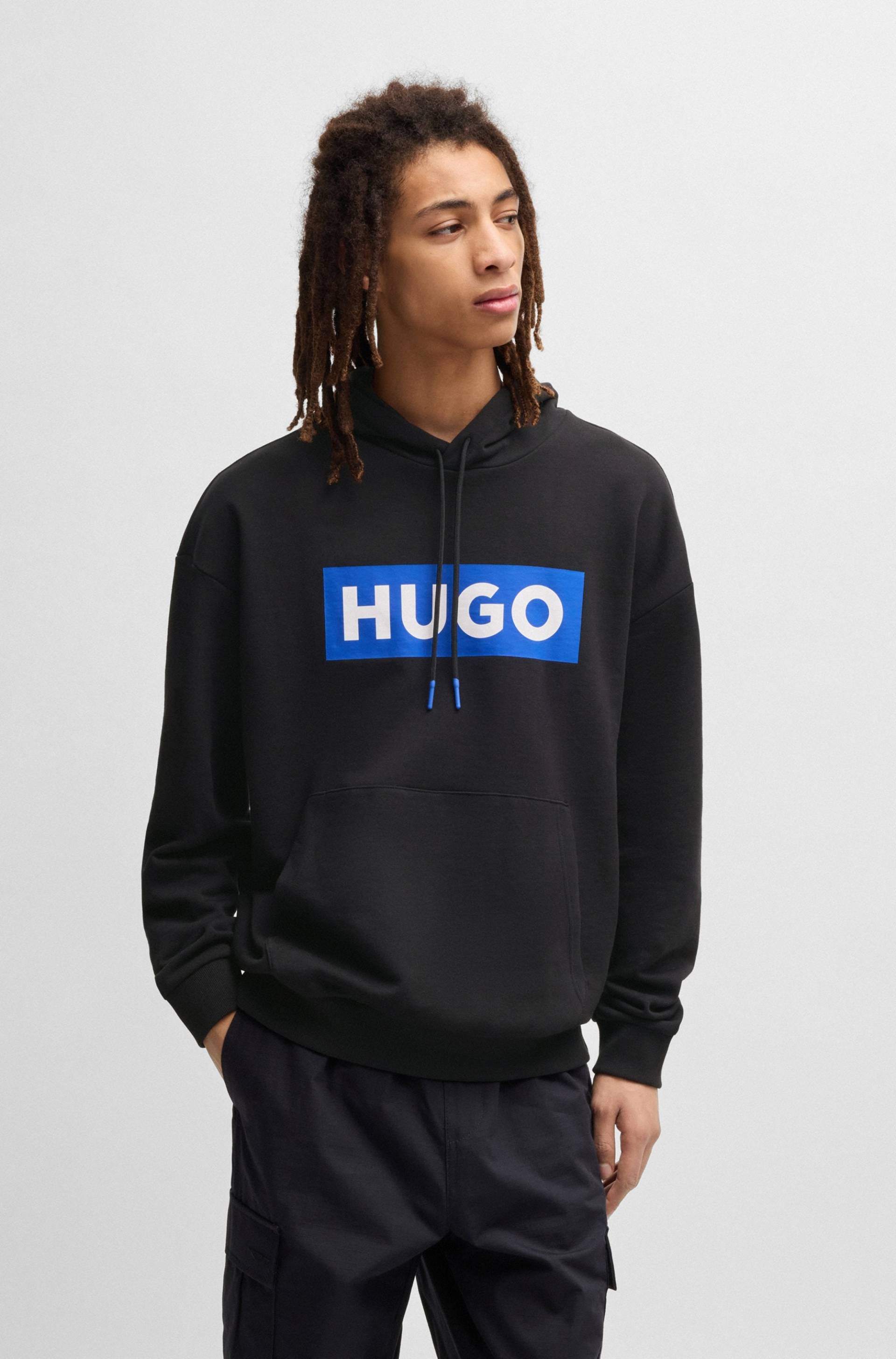 HUGO Blue Kapuzensweatshirt »Nalves«, mit grossem Logo-Druck, Unisex HUGO Blue Kapuzensweatshirt »Nalves«, mit grossem Logo-Druck, Unisex von HUGO Blue
