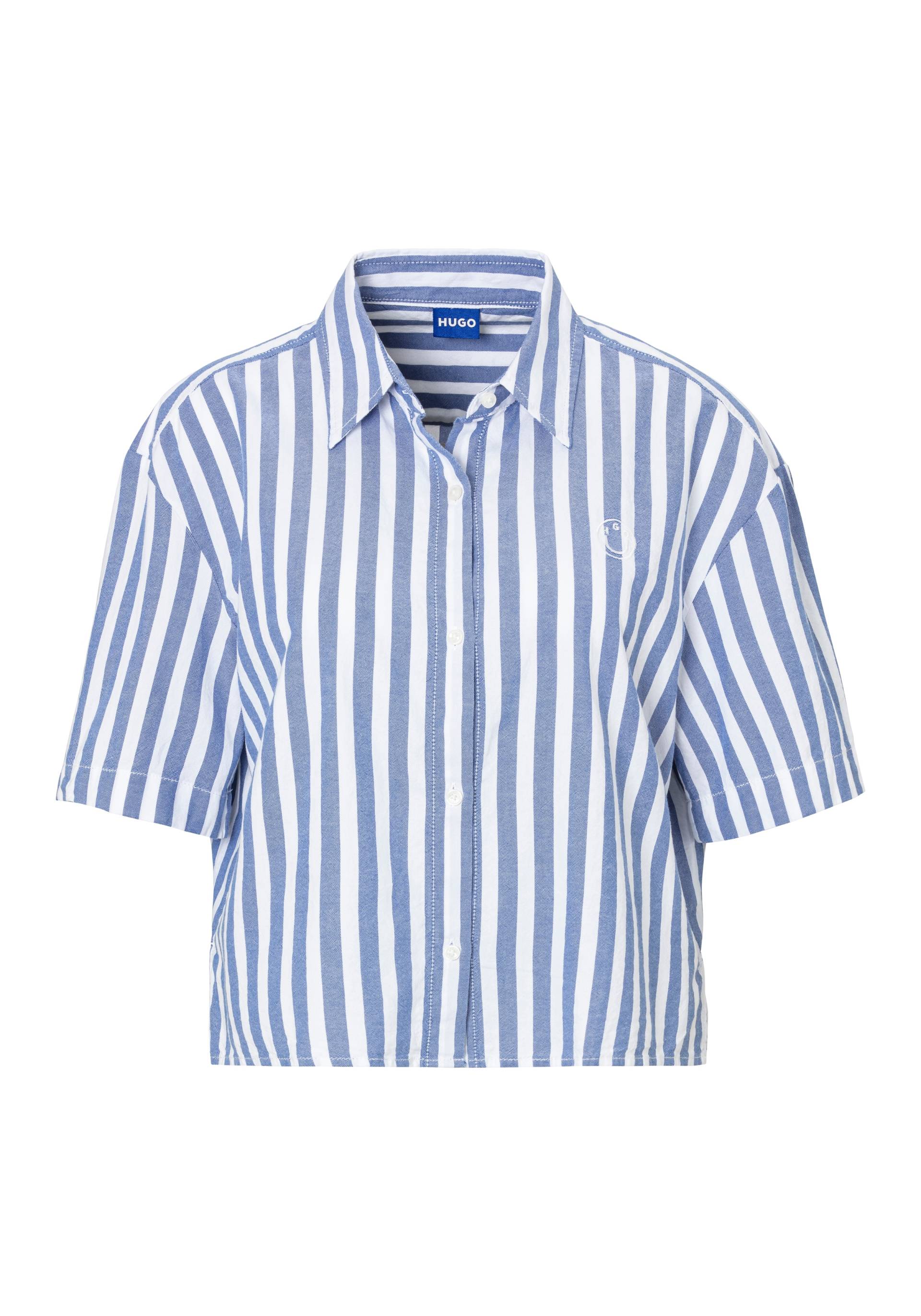 HUGO Blue Klassische Bluse »Eleisa_B«, Oxford Qualität, Logostickerei HUGO Blue Klassische Bluse »Eleisa_B«, Oxford Qualität, Logostickerei von HUGO Blue