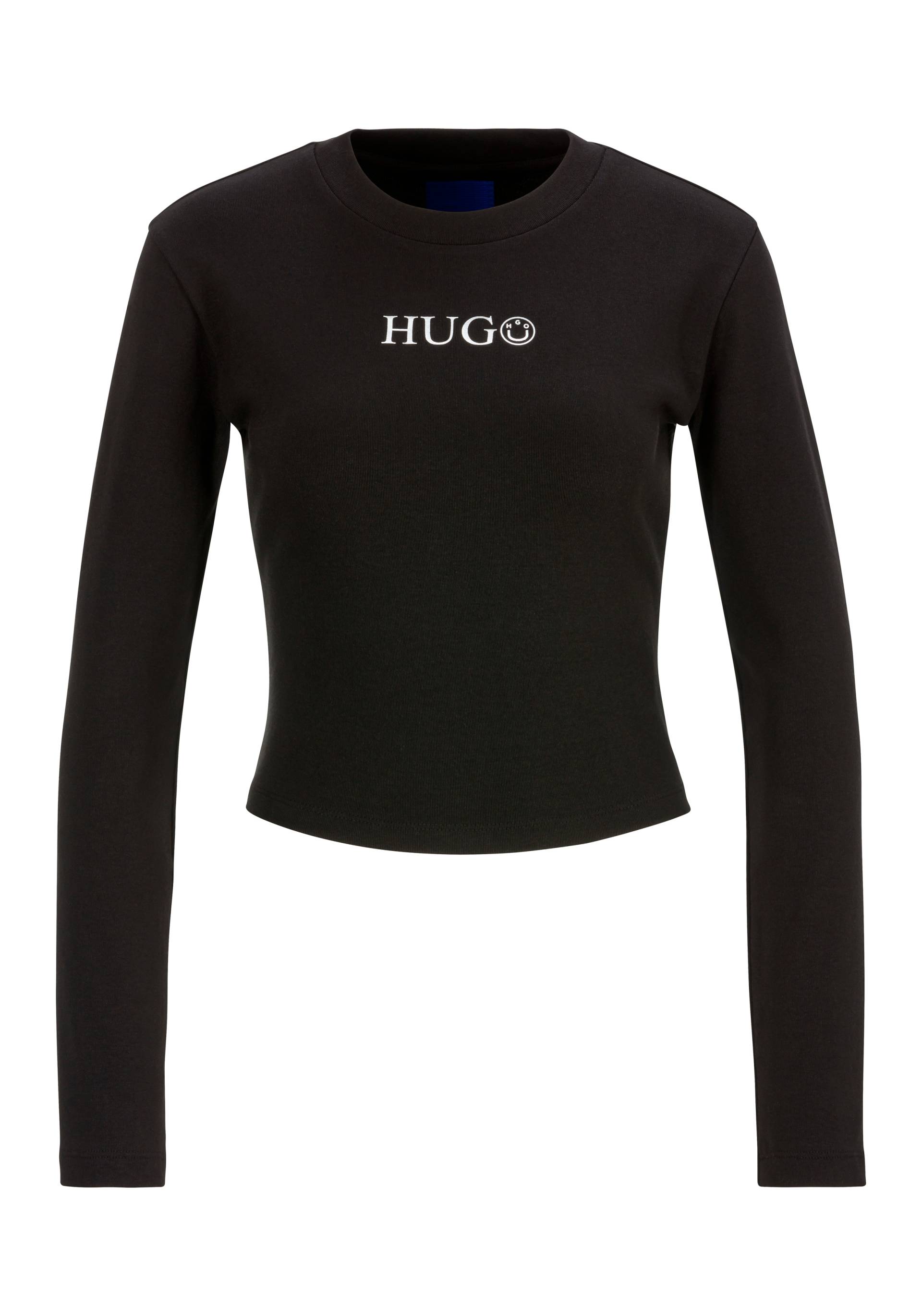 HUGO Blue Langarmshirt »Della_B«, mit Rundhalsausschnitt von HUGO Blue