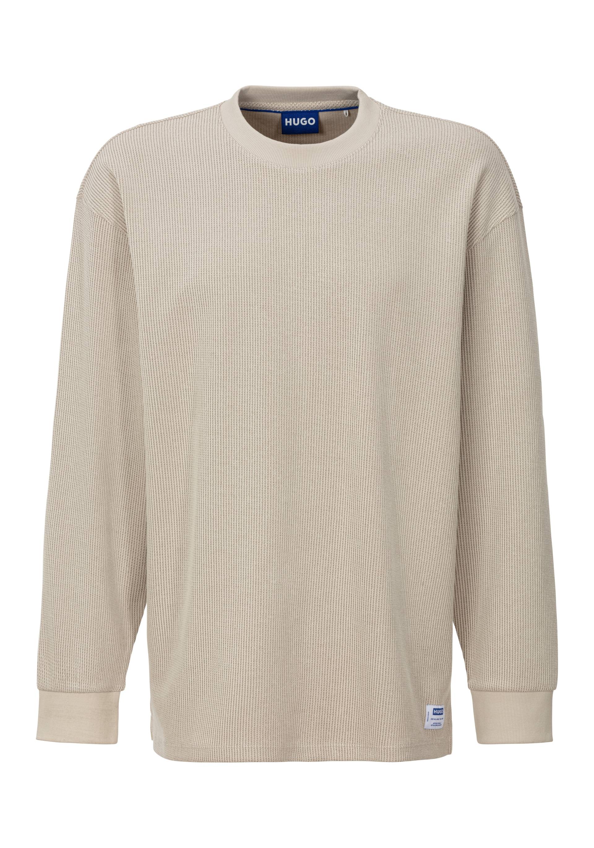 HUGO Blue Langarmshirt »Nuwolo«, mit Logo-Badge von HUGO Blue