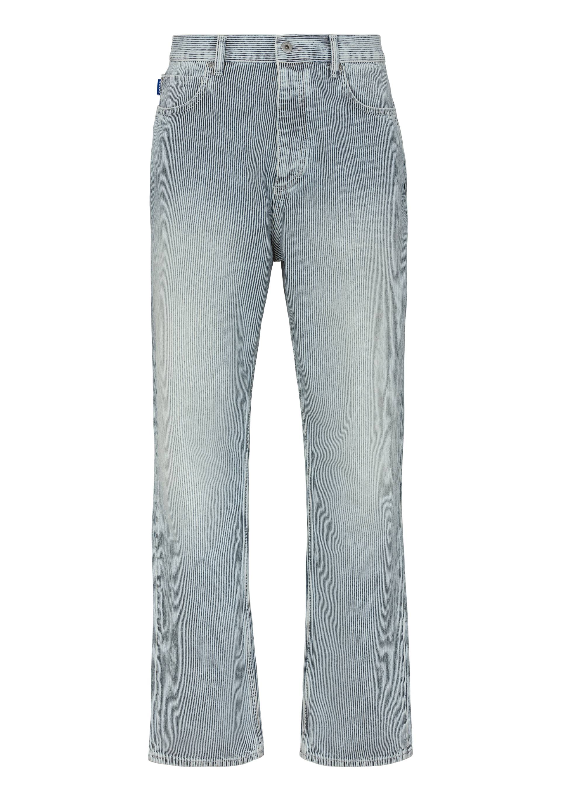 HUGO Blue Loose-fit-Jeans »Nate«, in heller Waschung von HUGO Blue