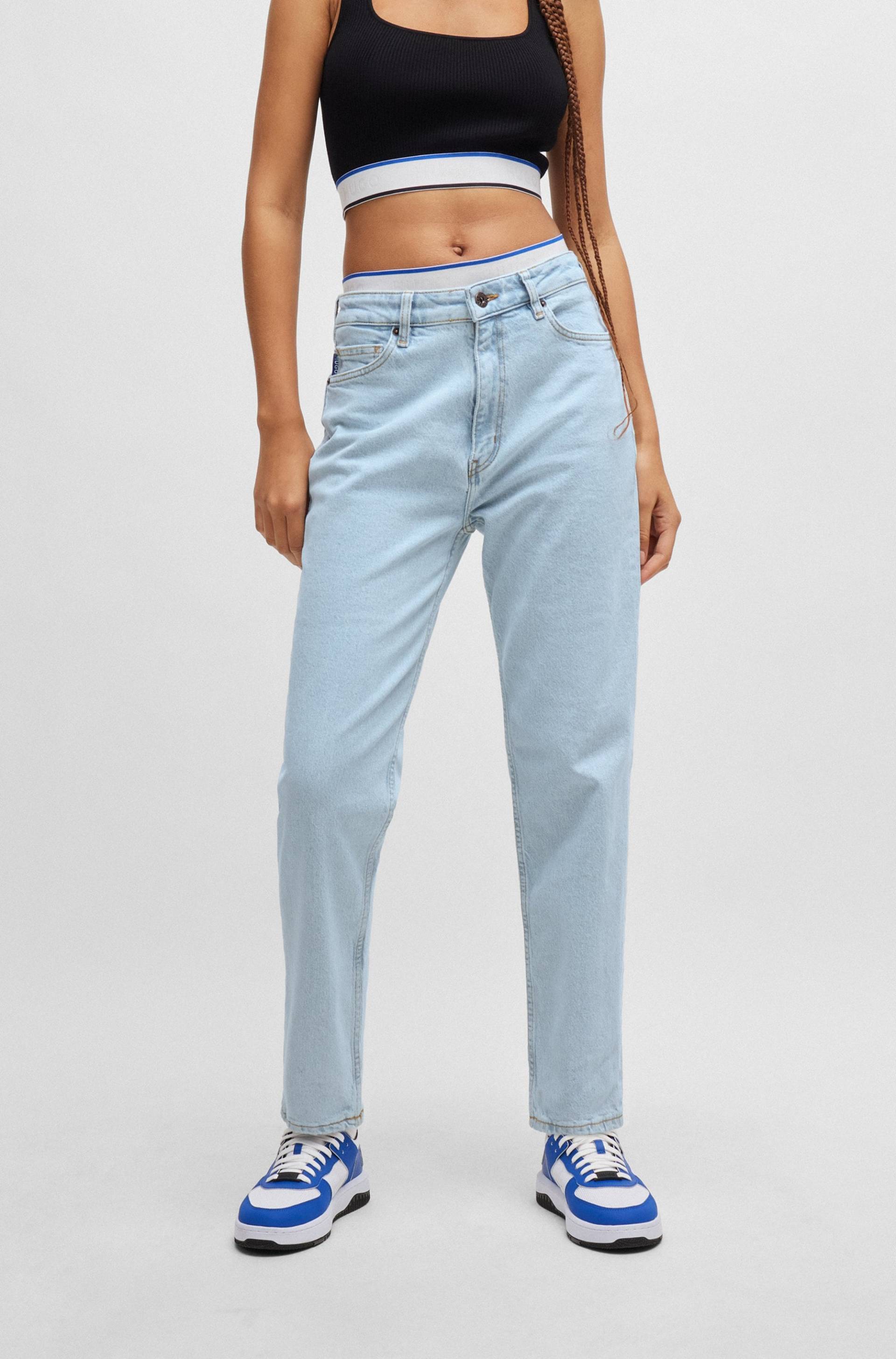 HUGO Blue Mom-Jeans »Noe_B«, Straight Fit Jeans mit hoher Leibhöhe HUGO Blue Mom-Jeans »Noe_B«, Straight Fit Jeans mit hoher Leibhöhe von HUGO Blue