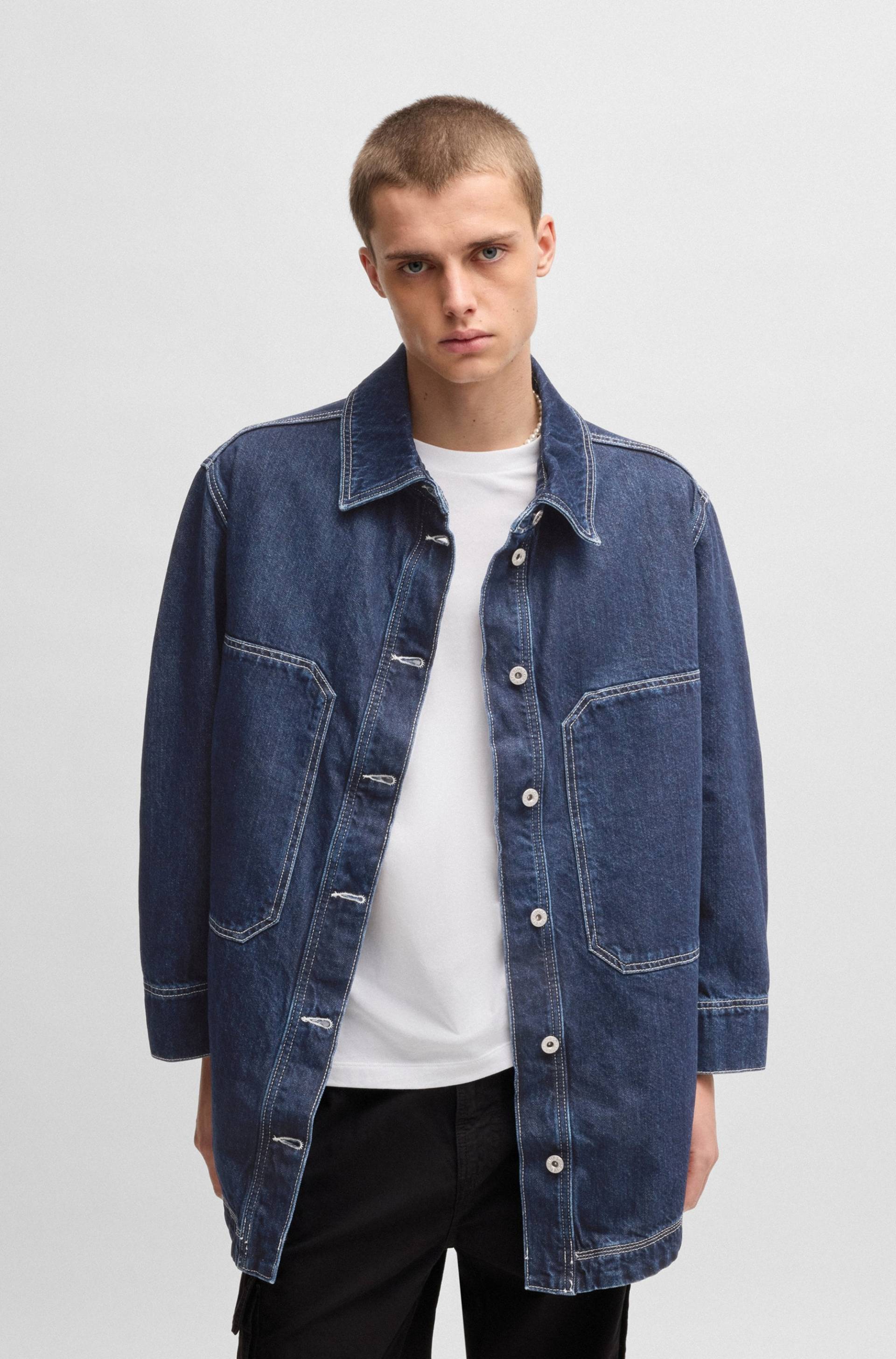 HUGO Blue Outdoorjacke »Galane_B«, mit Ziernähten von HUGO Blue