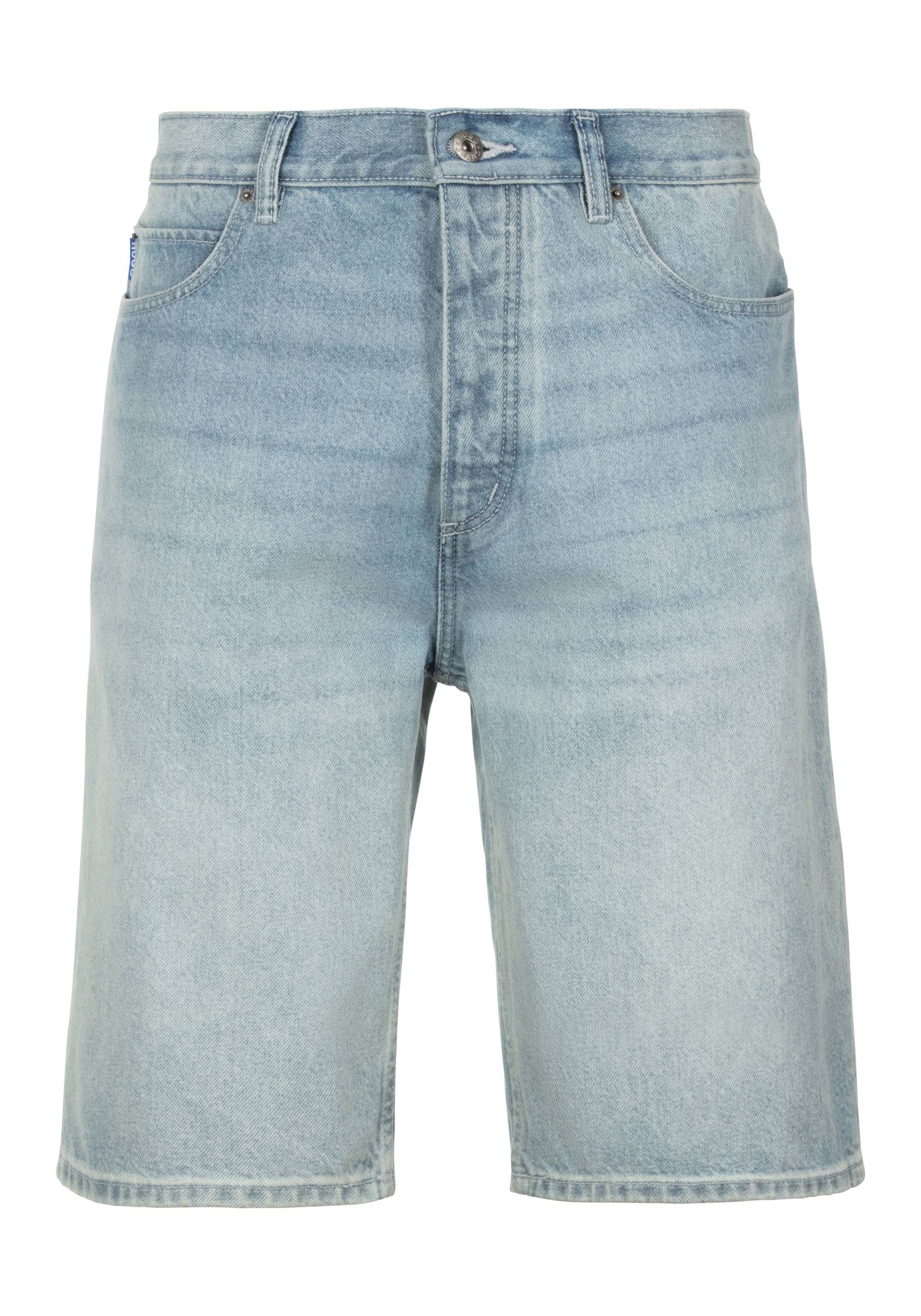 HUGO Blue Shorts »Skate shorts«, mit Logo-Lederpatch am Bund von HUGO Blue