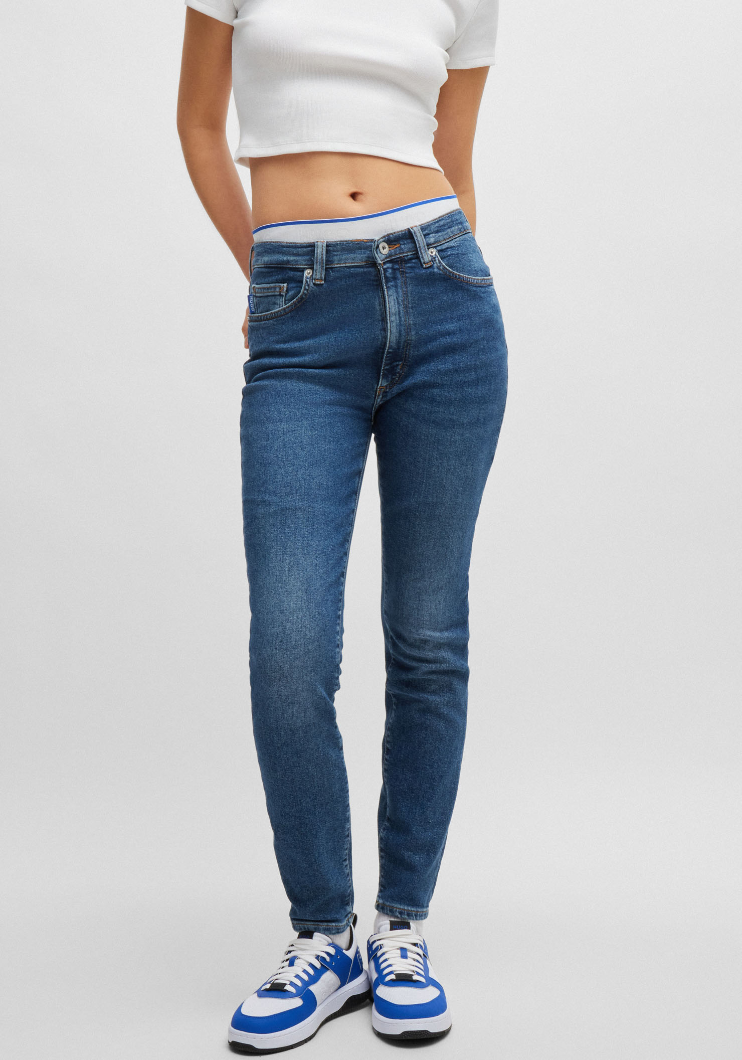 HUGO Blue Skinny-fit-Jeans »Malu«, Skinny Fit mit mittlerer Leibhöhe von HUGO Blue